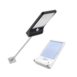 Applique murale solaire à 48 LED avec détecteur de mouvement PIR