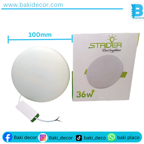 Plafonnier led STRIDER 3D 36W