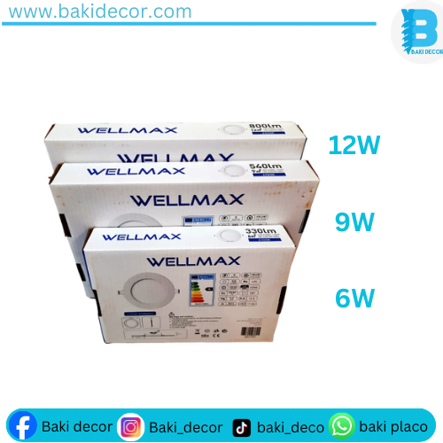 Spot led panel wellmax 6w